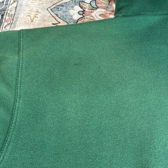 Vintage Nike Track Hoodie Embroidered Swoosh Pullover Green Sweatshirt XXL - Picture 10 of 10